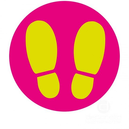 Wartepunkt - Step Fußbodenaufkleber, rutschfest nach DIN 51130 Wartepunkt - Step Fußbodenaufkleber, rutschfest nach DIN 51130