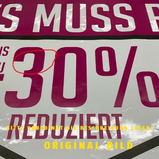 Schnäppchen aus Fehlproduktion - Alles-muss-raus mit 30% Schnäppchen aus Fehlproduktion - Alles-muss-raus mit 30%