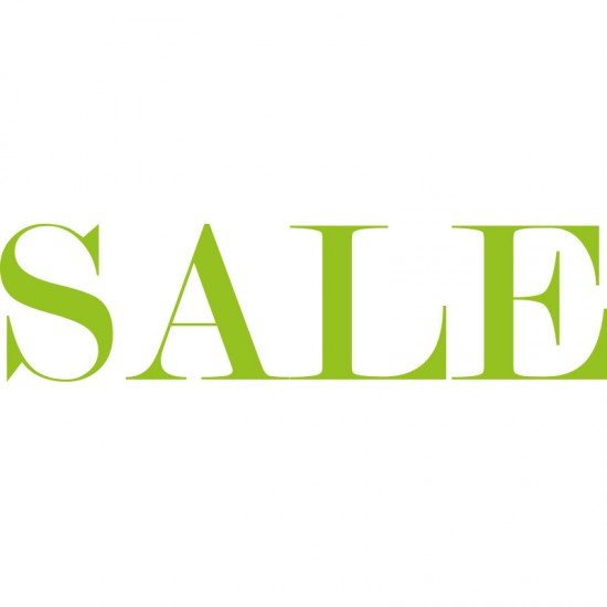 SALE Schaufensteraufkleber S002T3 SALE Schrift für exklusive Boutiquen