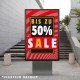 SALE Plakat modern SALE Plakat modern