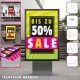 SALE Plakat modern SALE Plakat modern