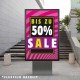 SALE Plakat modern SALE Plakat modern