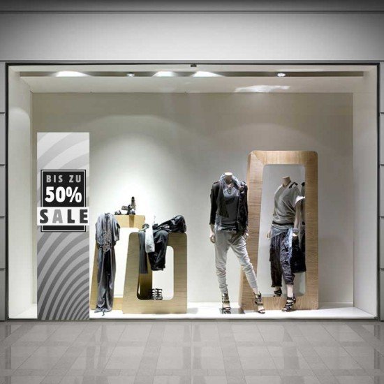 SALE-Aufkleber für Schaufenster von SALEAUFKLEBER.COM SALE Skyscraper - Aufkleber oder Plakat für Schaufenster