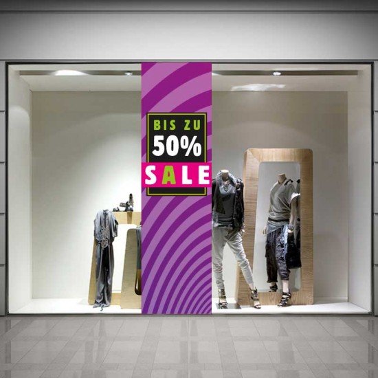 SALE-Aufkleber für Schaufenster von SALEAUFKLEBER.COM SALE Skyscraper - Aufkleber oder Plakat für Schaufenster