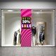 SALE-Aufkleber für Schaufenster von SALEAUFKLEBER.COM SALE Skyscraper - Aufkleber oder Plakat für Schaufenster