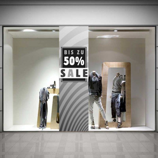 SALE-Aufkleber für Schaufenster von SALEAUFKLEBER.COM SALE Skyscraper - Aufkleber oder Plakat für Schaufenster