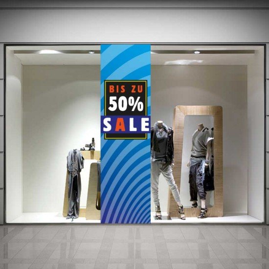 SALE-Aufkleber für Schaufenster von SALEAUFKLEBER.COM SALE Skyscraper - Aufkleber oder Plakat für Schaufenster